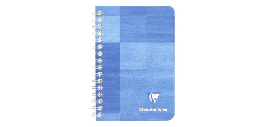 Carnet spirales Clairefontaine Metric 9,5 x 14 - petits carreaux - 100 pages