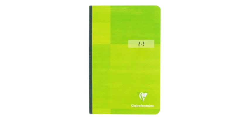 Gewebtes Register 192 Seiten 11 x 17 cm Clairefontaine
