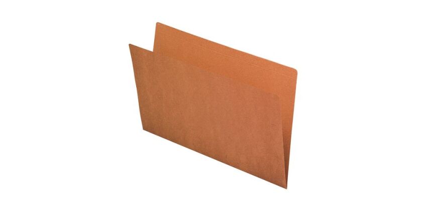 Subcarpetas de cartulina 170 g Kraft Folio Gio paquete de 50