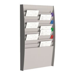 Wall organizer 20 compartments horizontal grey