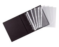 Fundas multitaladro de polipropileno rugoso Folio 90 micras Caja de 100