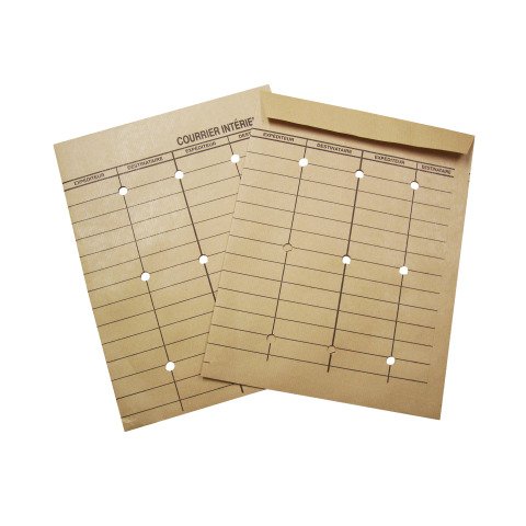 Sobre correo interior La Couronne 260 x 330 mm 120 g kraft sin ventana - Caja de 250