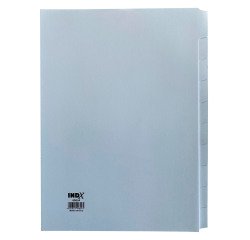 Separadores neutros de cartulina blanca 170 gr A4 10 divisiones