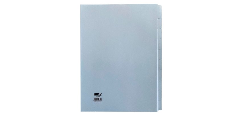 Separadores neutros de cartulina blanca 170 gr A4 10 divisiones