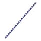 Baguette reliure anneaux plastique 6 mm PAVO - Boîte de 25