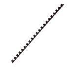 Boîte de 25 baguettes anneaux 6mm noires