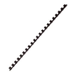 Baguette reliure anneaux plastique 6 mm PAVO - Boîte de 25