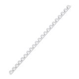 Baguette reliure anneaux plastique PAVO 8 mm - Boîte de 25