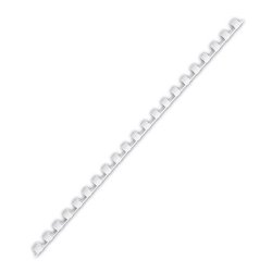 Baguette reliure anneaux plastique PAVO 8 mm - Boîte de 25