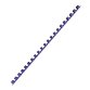 Baguette reliure anneaux plastique PAVO 8 mm - Boîte de 25