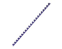 Binderücken in Plastik 8 mm Fellowes rot - Schachtel von 25