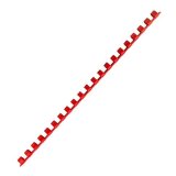 Baguette reliure anneaux plastique PAVO 10 mm - Boite de 25