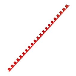 Baguette reliure anneaux plastique PAVO 10 mm - Boite de 25