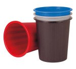 Papelera cónica opaca