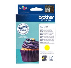 Brother LC123 cartuchos originales separados cian magenta, o amarillo (600 páginas)