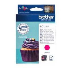 Cartuccia inchiostro Brother originale LC123 colori 600 pagine