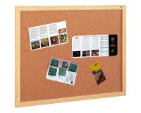 Tablero de corcho Faibo con marco madera pino