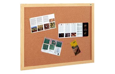 Tablero de corcho Faibo con marco madera pino