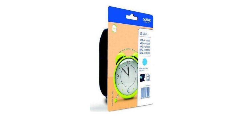 Cartouche Brother LC125XL couleurs séparées haute capacité pour imprimante jet d'encre