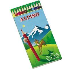 Caja de 12 lápices de colores Alpino