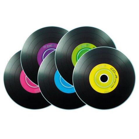 Pack 10 CD-R Emtec vinyl look