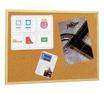 Tablero de corcho Faibo con marco madera pino