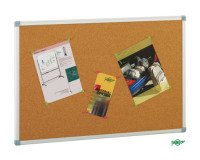 Tablero de corcho Faibo marco aluminio