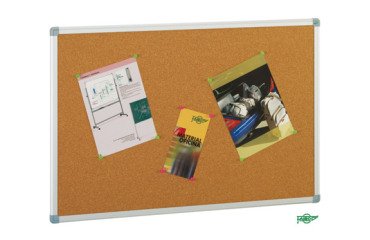 Tablero de corcho Faibo marco aluminio