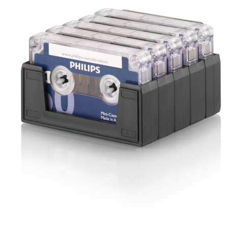 Boîte 10 mini cassettes Philips 2x15 minutes