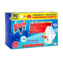 Difusor Bloom eléctrico programable + 2 recambios Antimosquitos 