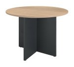 Round table with Excellens cross legs