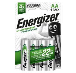 Pila recargable Energizer AA - HR6 - Blister de 4 pilas