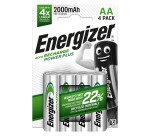 Pile rechargeable AA - HR6 Energizer - Blister de 4 accus
