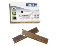 Grapas Rapid 23/10 galvanizadas Caja de 1000