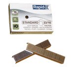 Agrafe Rapid 23/10 forte galvanisée - Boîte de 1000