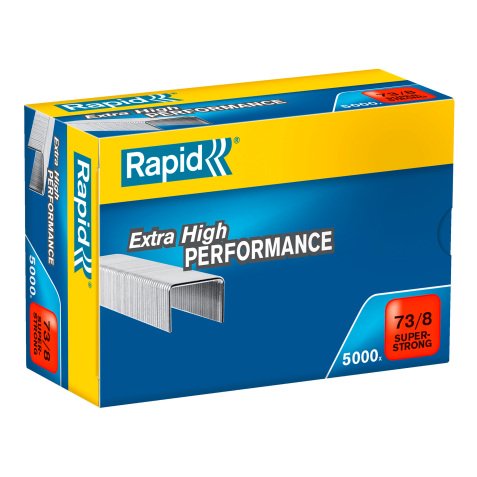 Box mit 5000 starken Heftklammern Rapid 73/8 galvanisiert