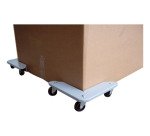 Lot 4 coins roulants avec mallette de transport - Charge 600 kg