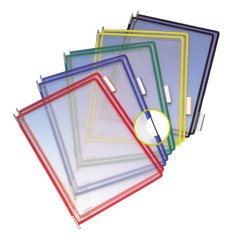 Fundas A4 Tarifold colores surtido para clasificador - pack de 10