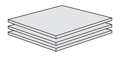 Tablettes supplémentaires pour classeurs à rideau bois simples
