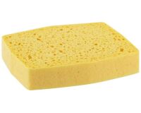 Packet 10 vegetal sponges, Spontex Plus n° 4 - 140 x 101 x 36 mm