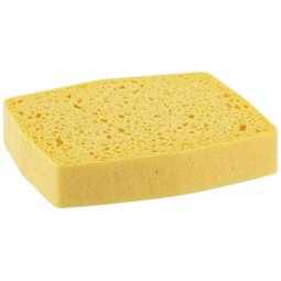 Packet 10 vegetal sponges, Spontex Plus n° 4 - 140 x 101 x 36 mm