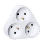 Multiprise triplite triangulaire - 3 x 16A - Zenitech