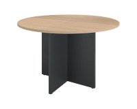 Round table with Excellens cross legs