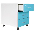 Caisson mobile bois couleur 3 tiroirs