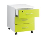 Caisson mobile bois couleur 3 tiroirs