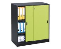 Armario Alt 100 cm Cuerpo Antracita puertas correderas color
