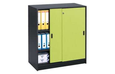 Armario Alt 100 cm Cuerpo Antracita puertas correderas color