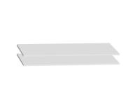 Lot 2 tablettes L 86.5cm en bois pour armoires portes coulissantes Harmonie