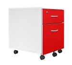 Caisson mobile bois couleur 2 tiroirs