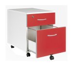 Caisson mobile bois couleur 2 tiroirs